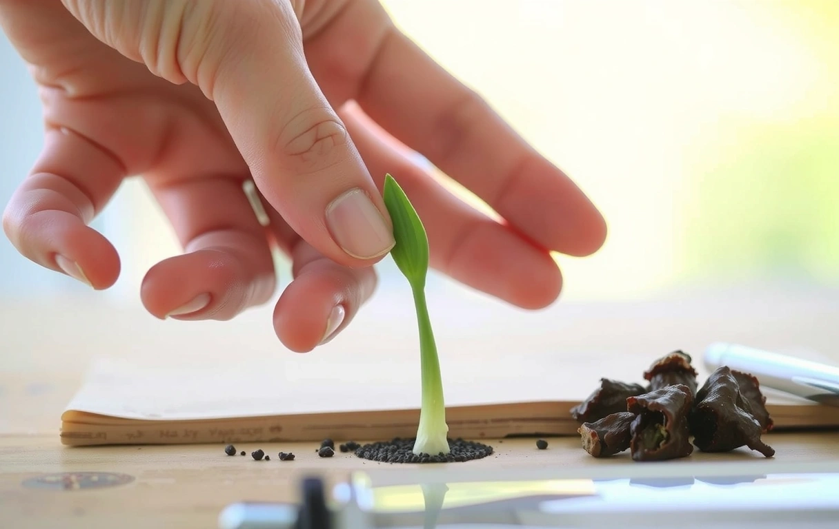 Verbindung und Wachstum Symbol